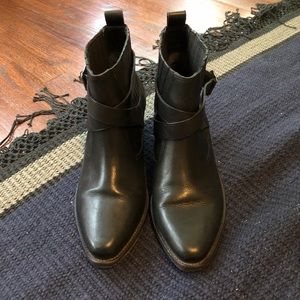 ALL SAINTS Moto Ankle Boots